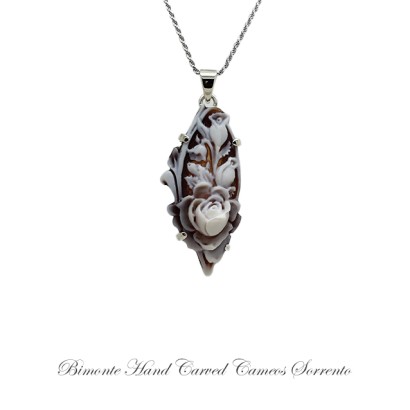 ''Rose'' Cameo Necklace