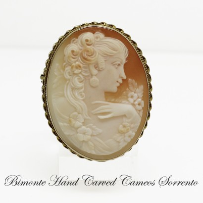 "Tradizione" Cameo Brooch and Pendant