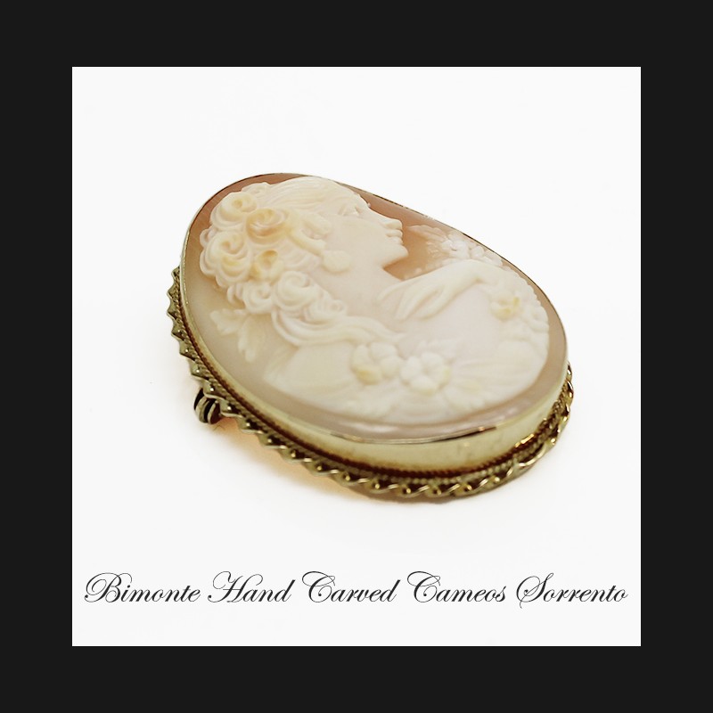 "Tradizione" Cameo Brooch and Pendant