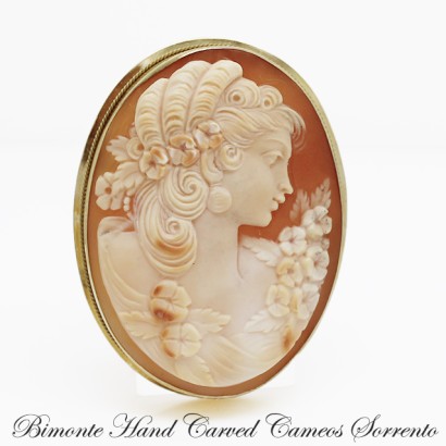 "Tradizione" Cameo Brooch and Pendant