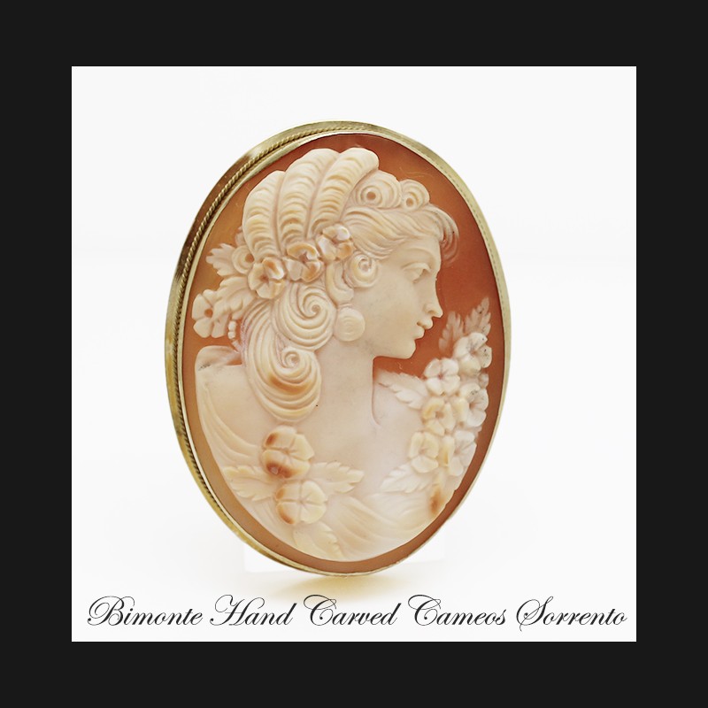 "Tradizione" Cameo Brooch and Pendant