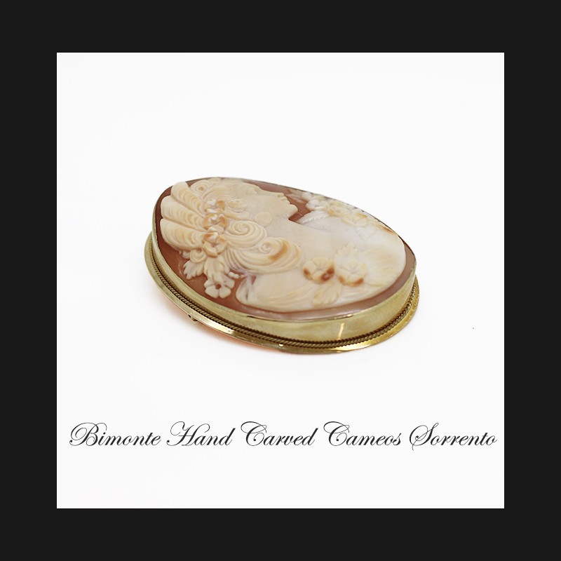 "Tradizione" Cameo Brooch and Pendant