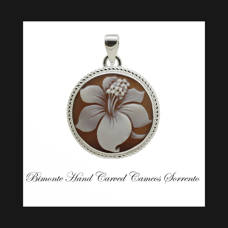 ''Lily'' Cameo Pendant