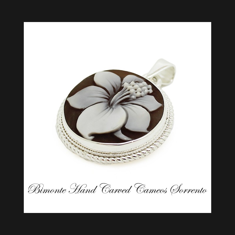 ''Lily'' Cameo Pendant
