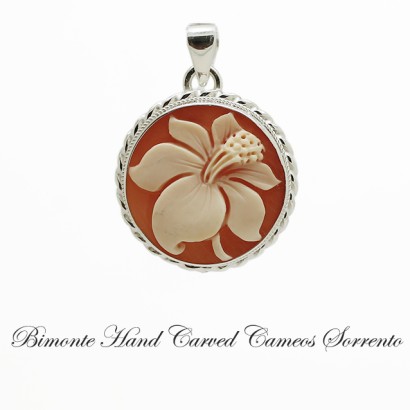 "Lily" Cameo Pendant