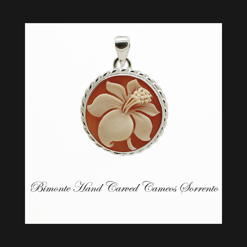 "Lily" Cameo Pendant