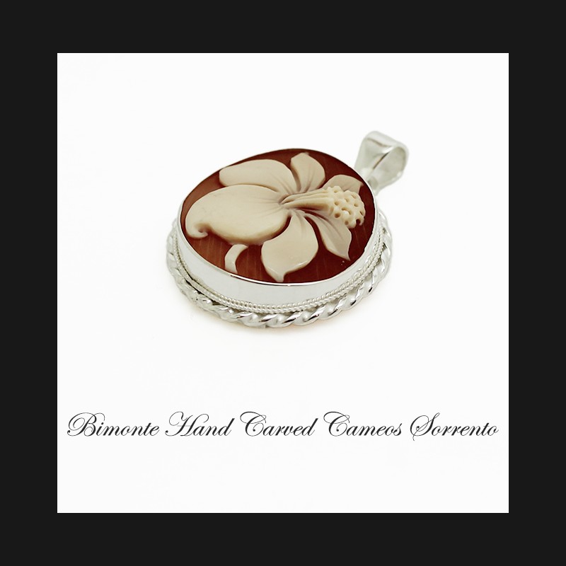 "Lily" Cameo Pendant