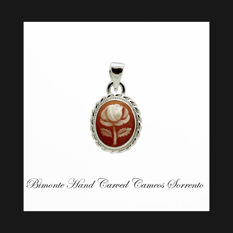 "Little Rose" Cameo Pendant