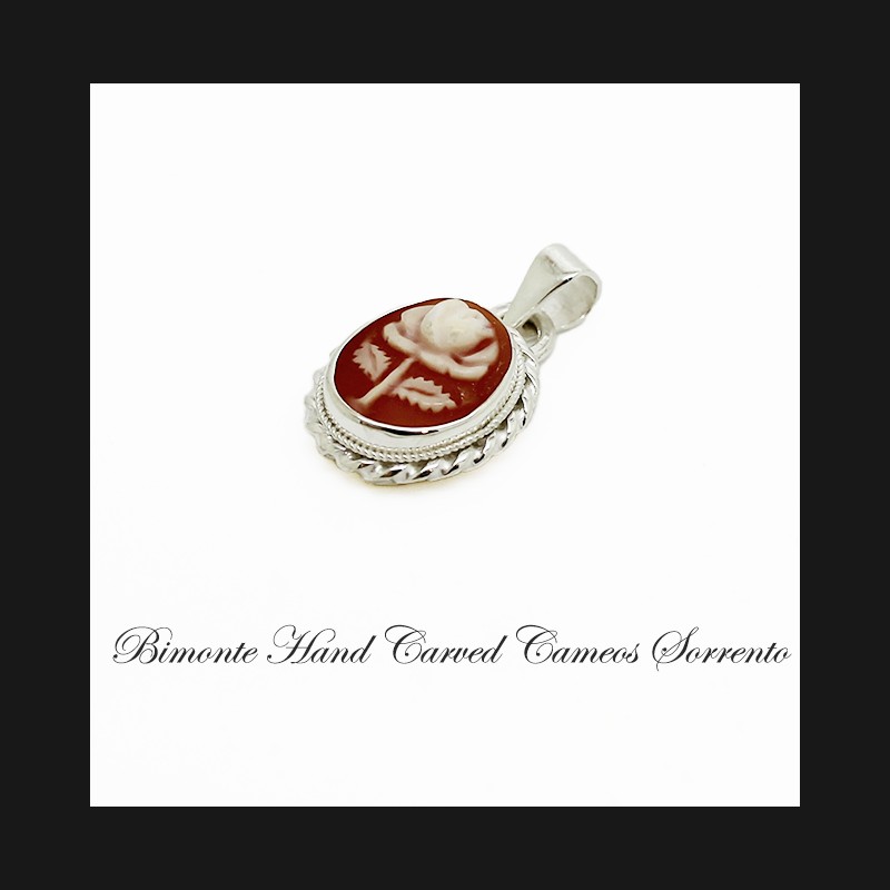 "Little Rose" Cameo Pendant