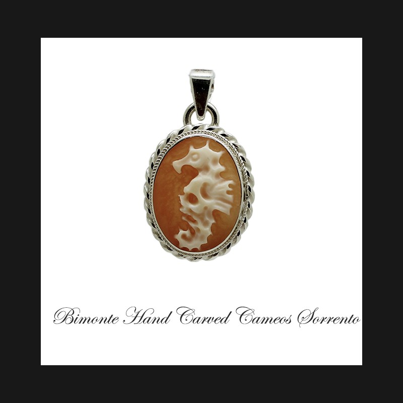 "I see No Skull" Cameo Pendant