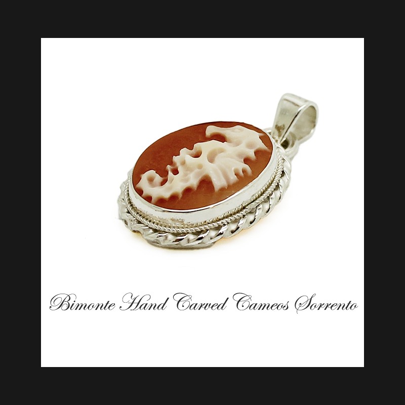 "I see No Skull" Cameo Pendant
