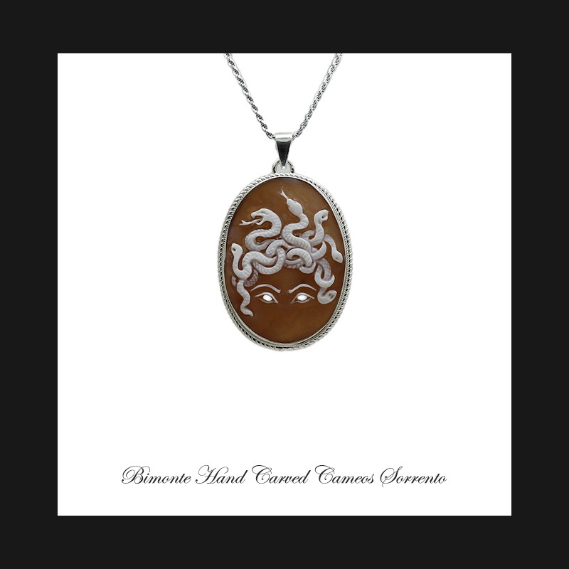 ''Medusa'' Cameo Necklace