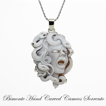 "La Medusa" Cameo Necklace