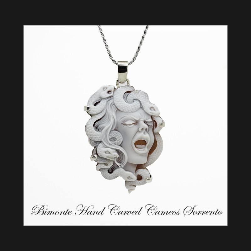 "La Medusa" Cameo Necklace