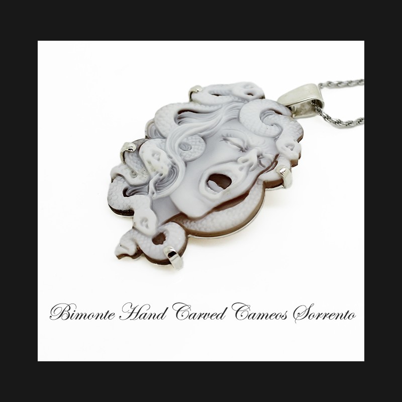 "La Medusa" Cameo Necklace