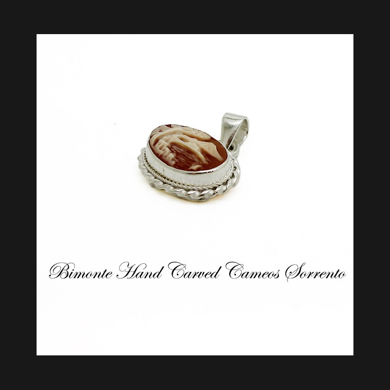 "The Bay of Naples" Cameo Pendant