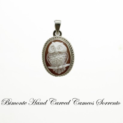 "Owl" Cameo Pendant