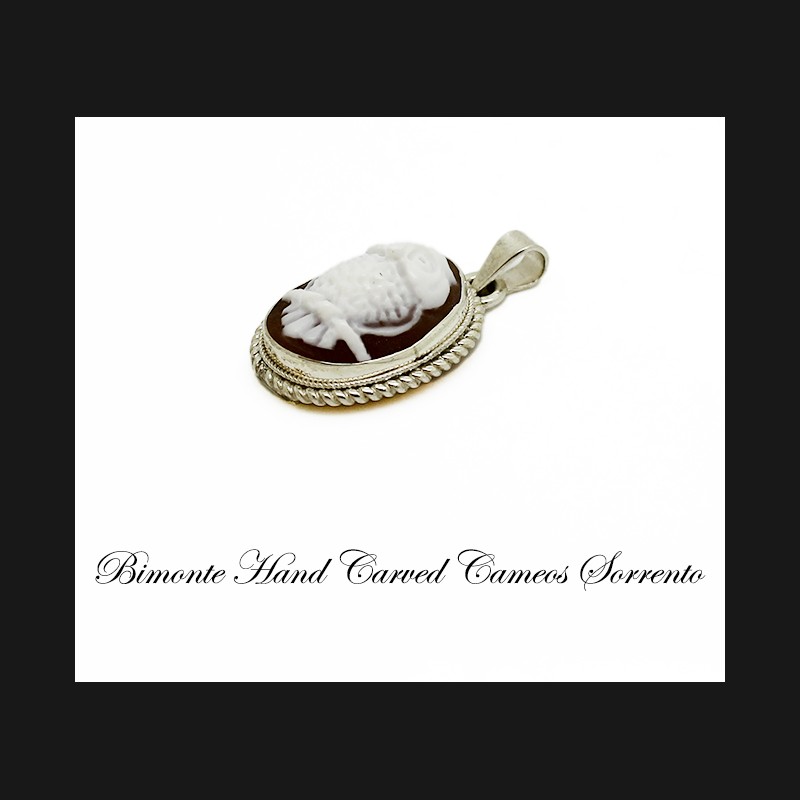 "Owl" Cameo Pendant