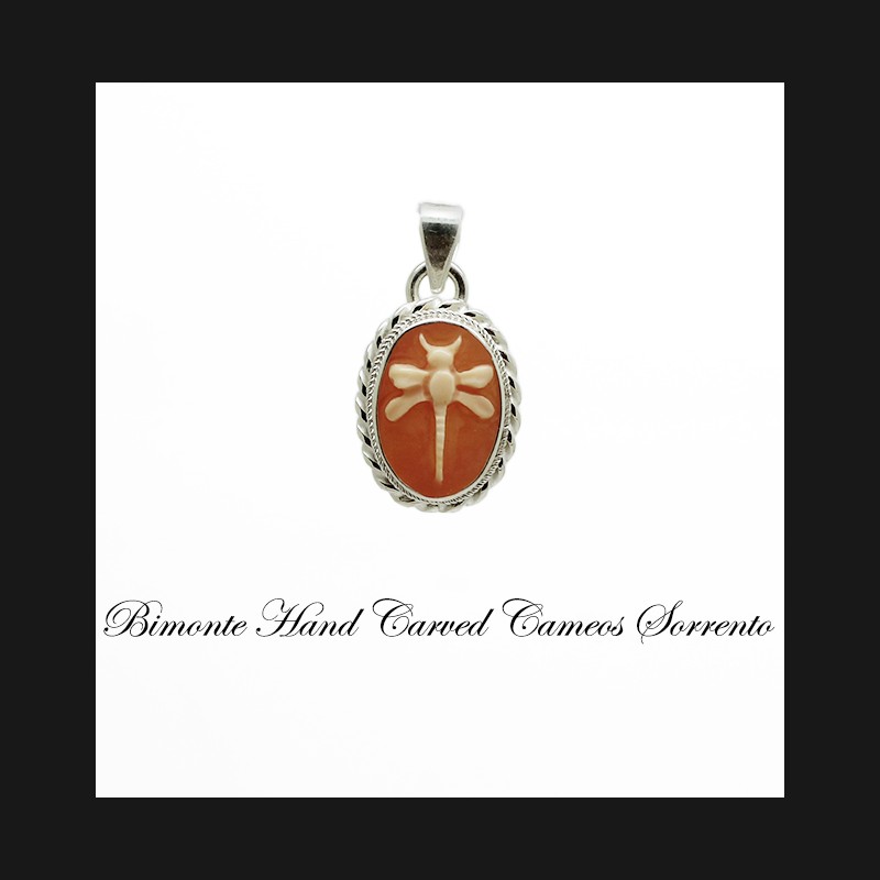 "Dragonfly" Cameo Pendant