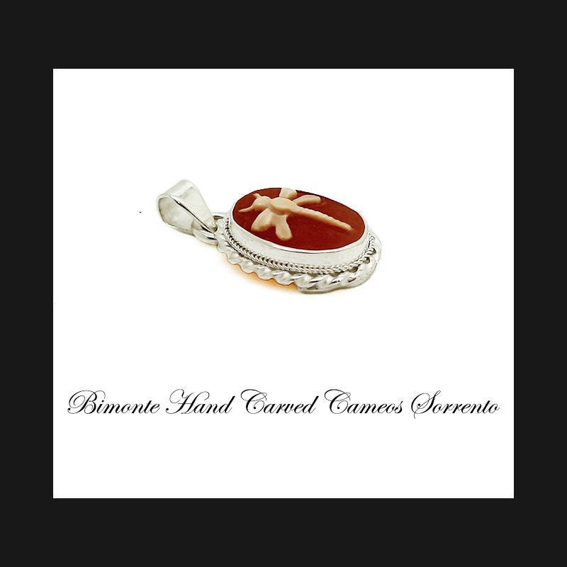 "Dragonfly" Cameo Pendant