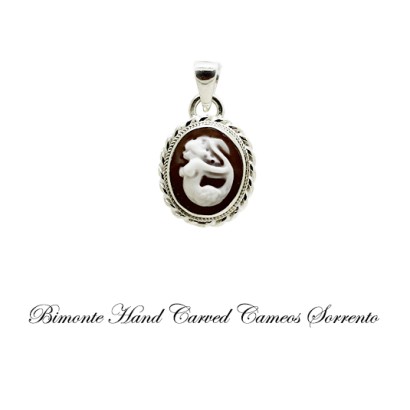 "Siren of Sorrento" Cameo Pendant