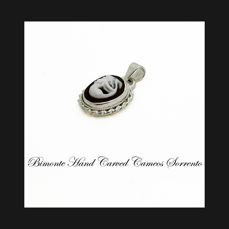 "Siren of Sorrento" Cameo Pendant