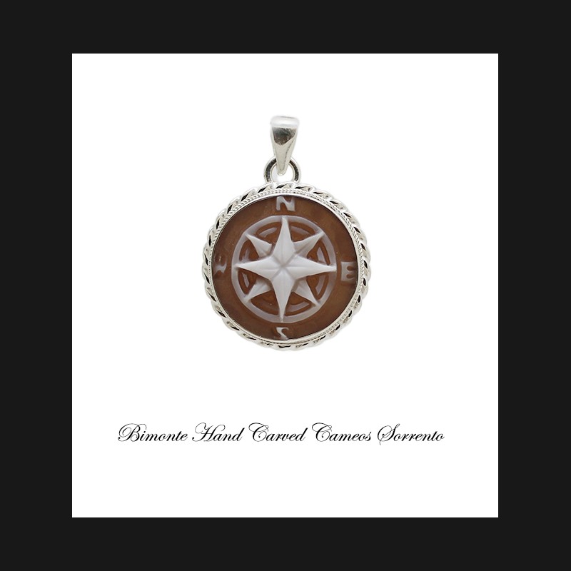 "Compass" Cameo Pendant