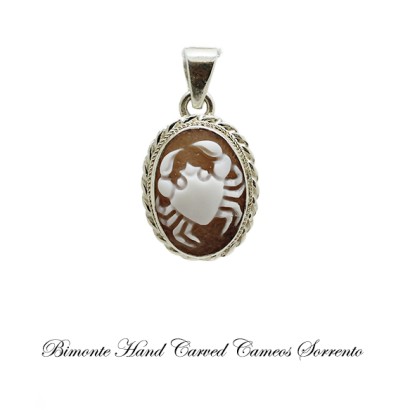 "Crab" Cameo Pendant