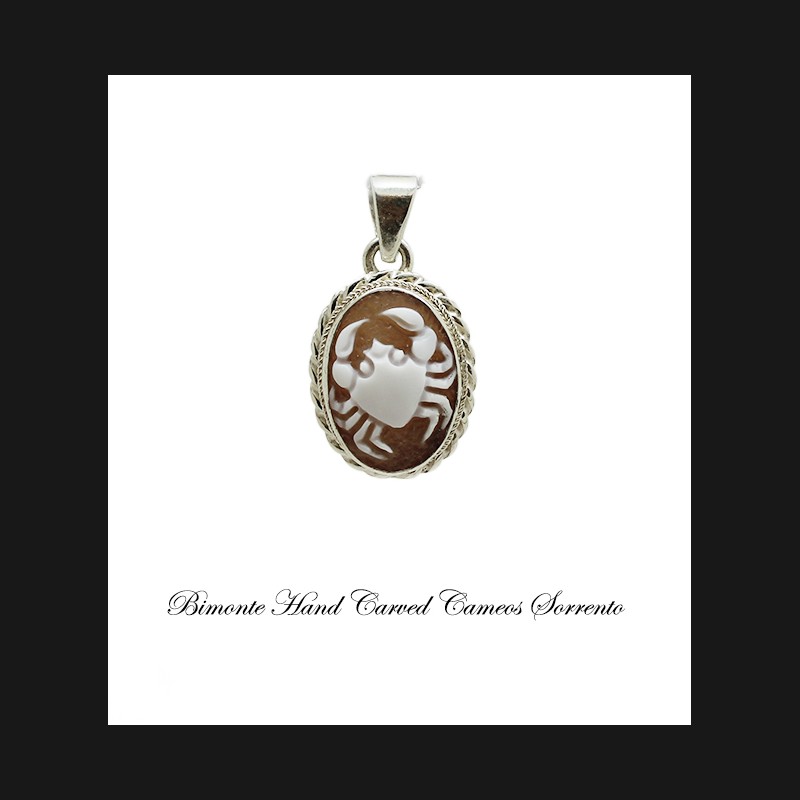 "Crab" Cameo Pendant