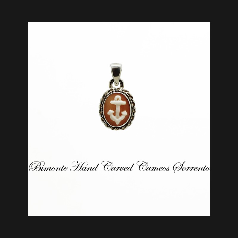 "Little Anchor" Cameo Pendant