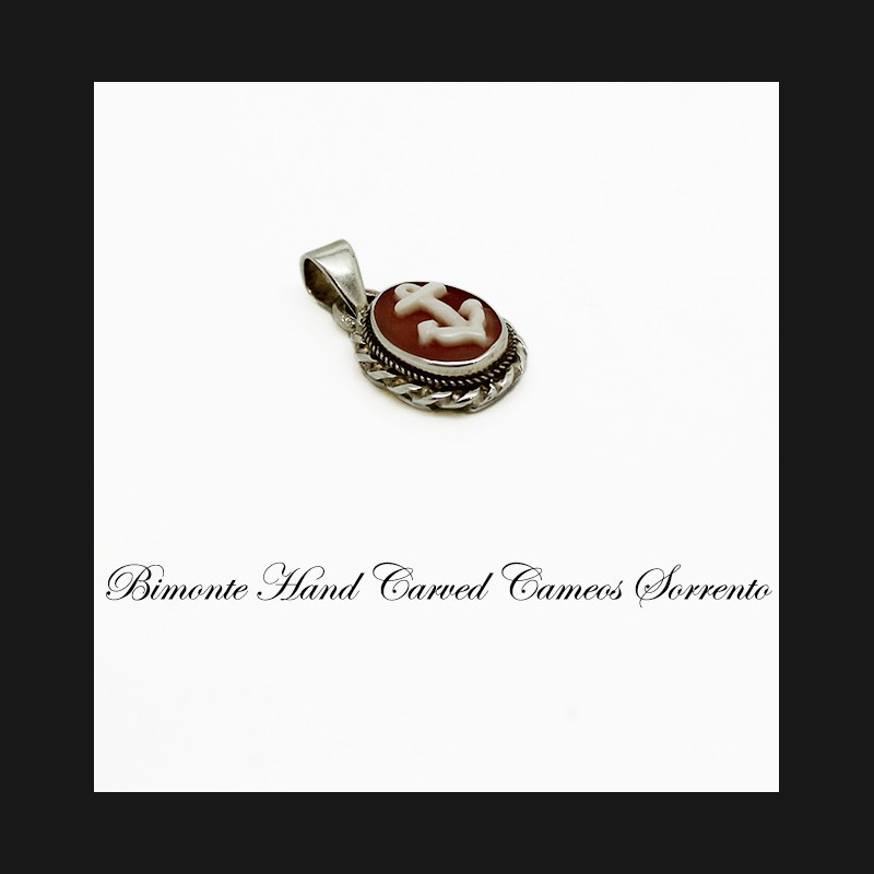 "Little Anchor" Cameo Pendant