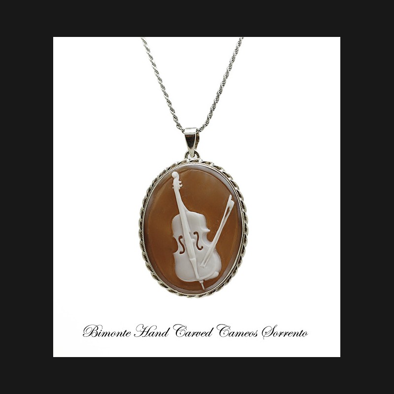"Cello" Cameo Necklace