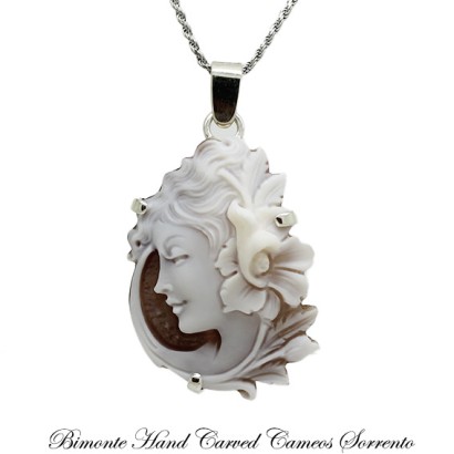 "Flora's Smile" Cameo Necklace
