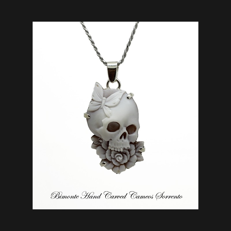 "Memento Mori" Cameo Pendant