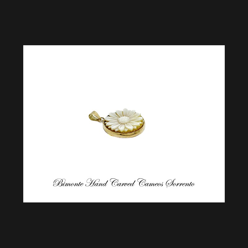 ''Bright Daisy'' Cameo Pendant