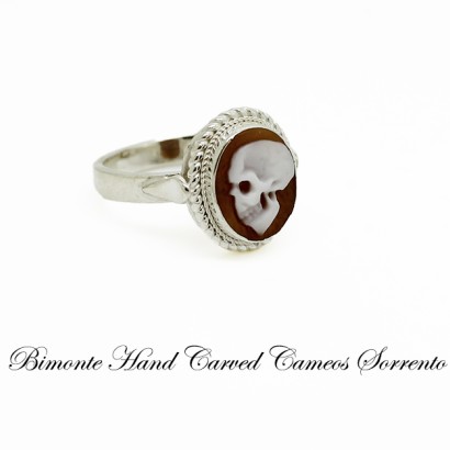 "Memento Mori" Cameo Ring