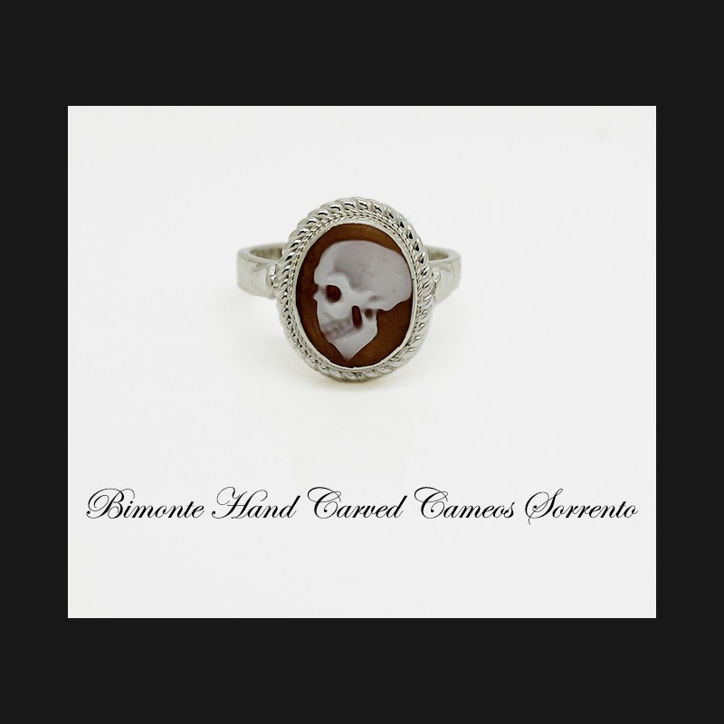 "Memento Mori" Cameo Ring