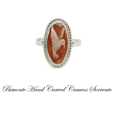 "Hummingbird" Cameo Ring