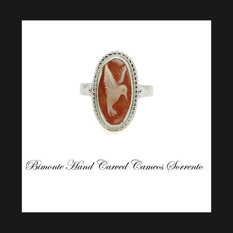 "Hummingbird" Cameo Ring