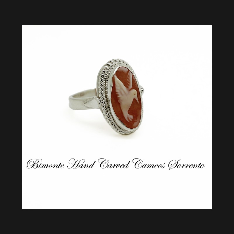 "Hummingbird" Cameo Ring