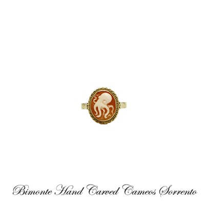 ''Octopus'' Cameo Ring
