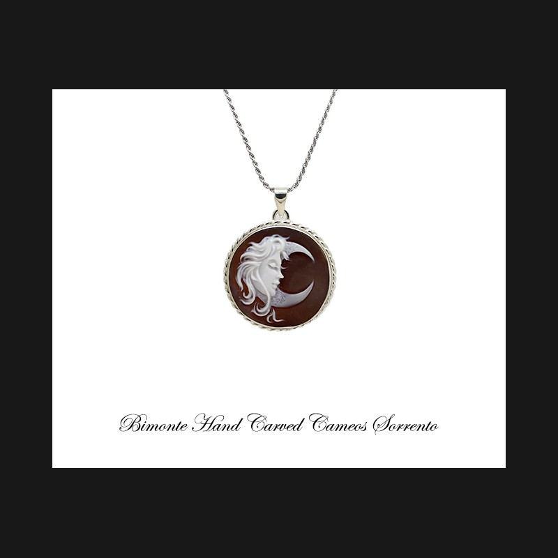 ''Selene'' Cameo Necklace