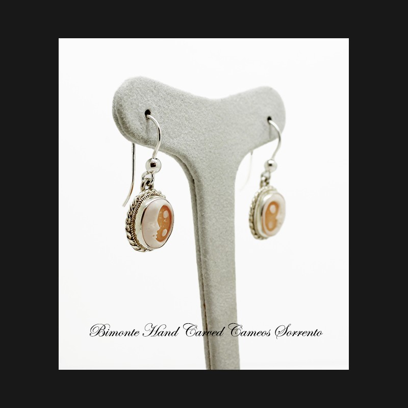 "Luna" Cameo Earrings