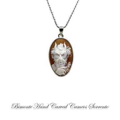 ''Satiro'' Cameo Necklace
