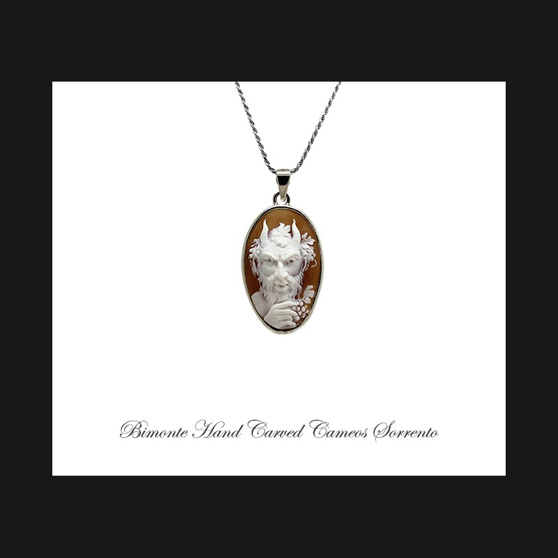''Satiro'' Cameo Necklace