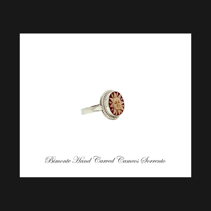 ''Sun'' Cameo Ring