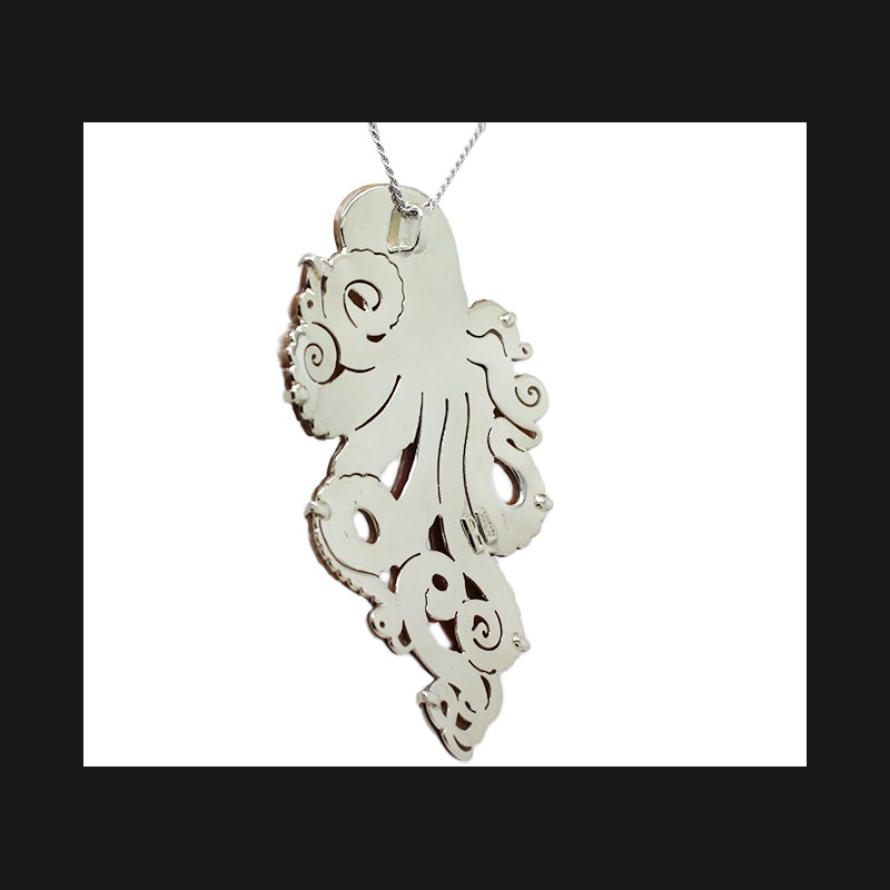 ''Octopus'' Cameo Necklace