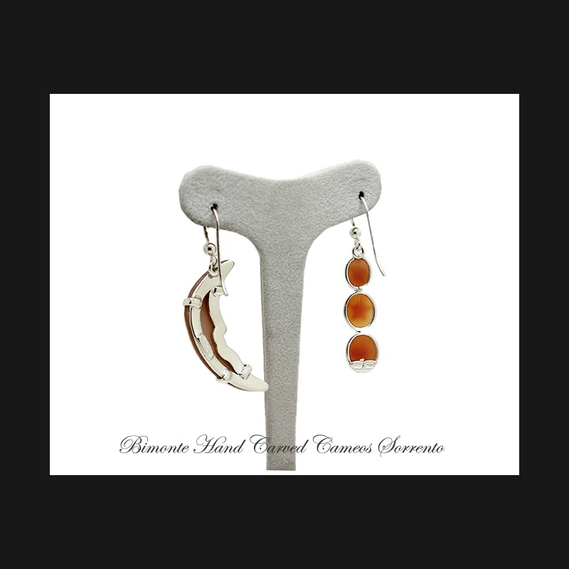 ''Luna e Stelle'' Cameo Earrings