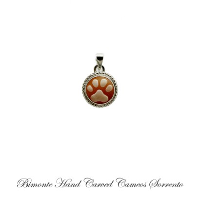 ''Paw'' Cameo Pendant
