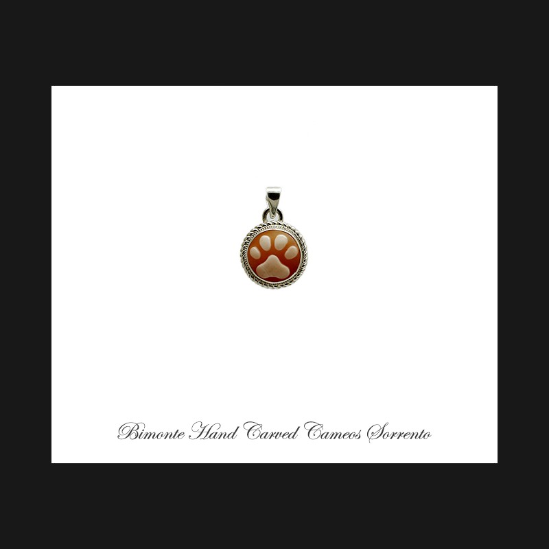 ''Paw'' Cameo Pendant